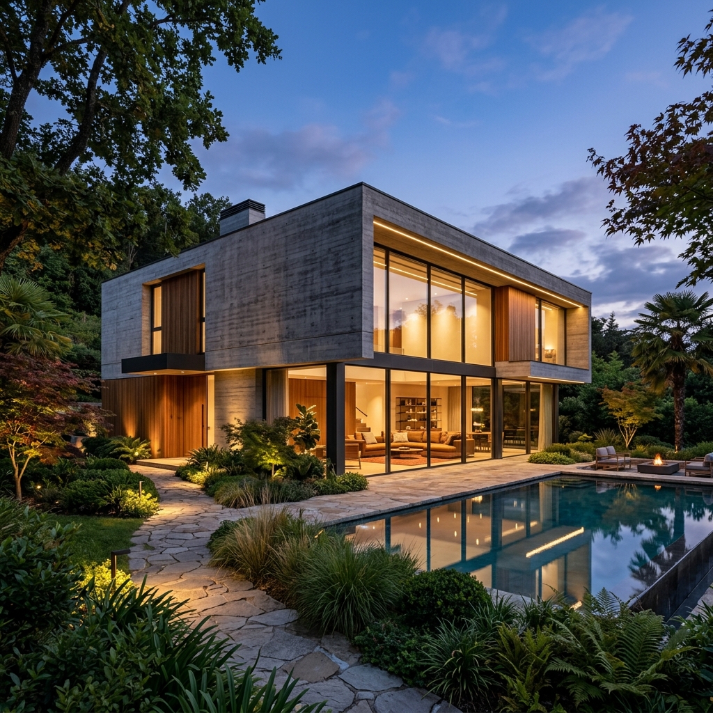 Modern Minimalist Residential Villa by Averox
