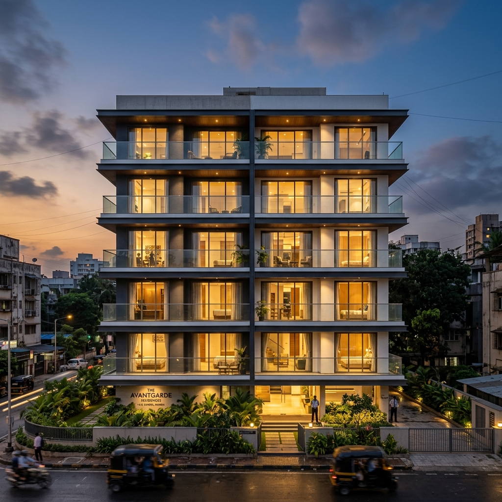 Modern Residential Apartment Building by Averox